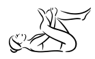 reclined pigeon pose (supta-kapotasana)